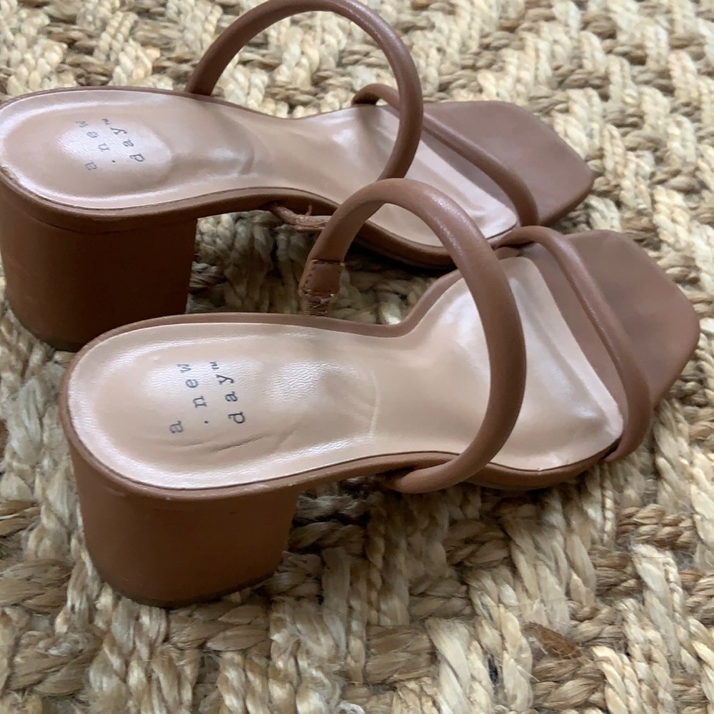 Target A new day, size 7.5 sandals .